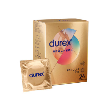 DUREX - REAL FEEL 24 UDS - DUREX CONDOMS - Latex free | Vybes.it