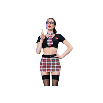 Chilirose - Cr 4425 Costume Décolière Noir L/Xl | Vybes.it