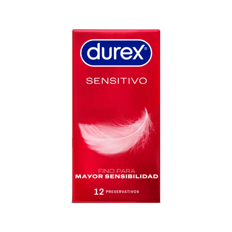 DUREX - PRÉSERVATIFS SENSITIVE 12 UNITÉS - DUREX CONDOMS - Sensible
