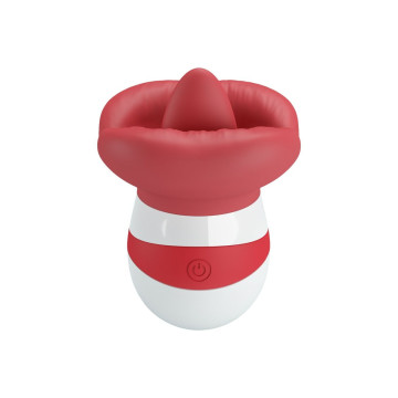 Pretty Love - Mina Estimulador Lengua Rojo Claro | Vybes.it