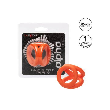 CALEXOTICS - ALPHA TRI-RING ORANGE - Cockringe ohne Vibration