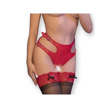 Chilirose - Cr 4656 Panties Crotchless Rojo L/Xl | Vybes.it