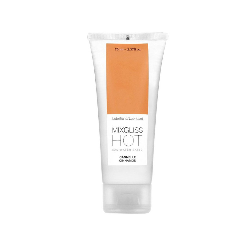MIXGLISS - HEAT EFFECT LUBRICANT CINNAMON FLAVOR 70ML - Hot Effect