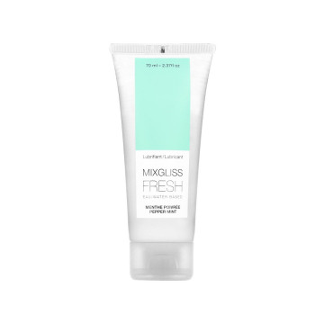 MIXGLISS - LUBRIFIANT BASE D'EAU EFFET FROID SAVEUR MENTHE 70 ML