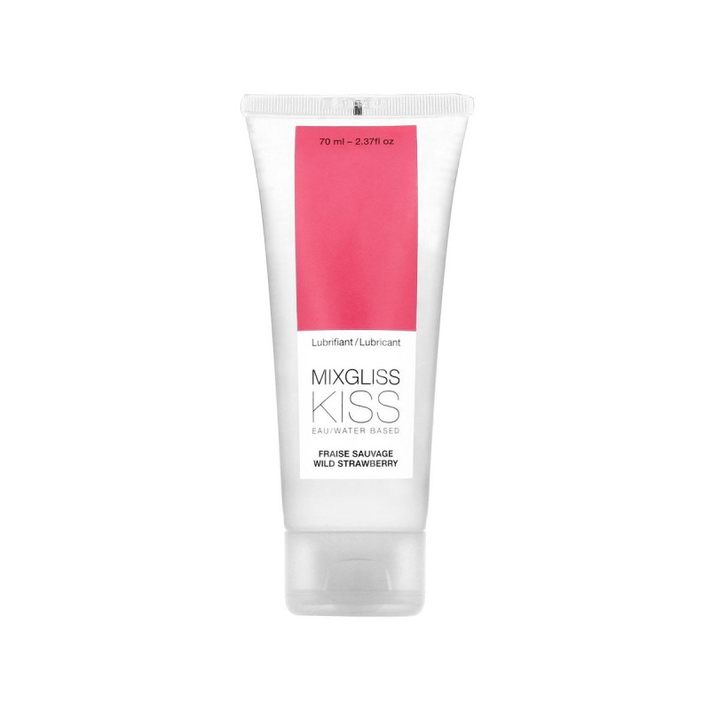MIXGLISS - LUBRIFIANT BASE D'EAU SAVEUR FRAISE 70 ML - Aux saveurs dé…