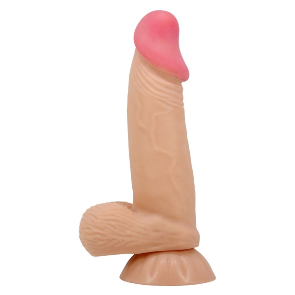 PRETTY LOVE - SLIDING SKIN SERIES DILDO REALÍSTICO CON VENTOSA PIEL DESLIZANTE 19.4 CM