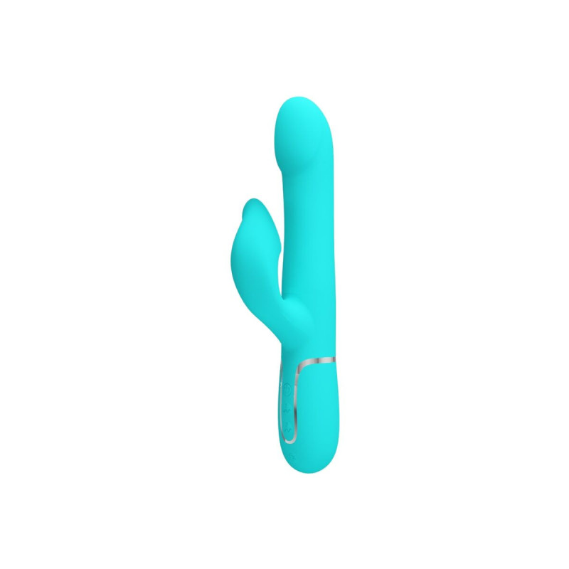 Pretty Love - Vibrador Rabbit Perlas Verde Agua | Vybes.it