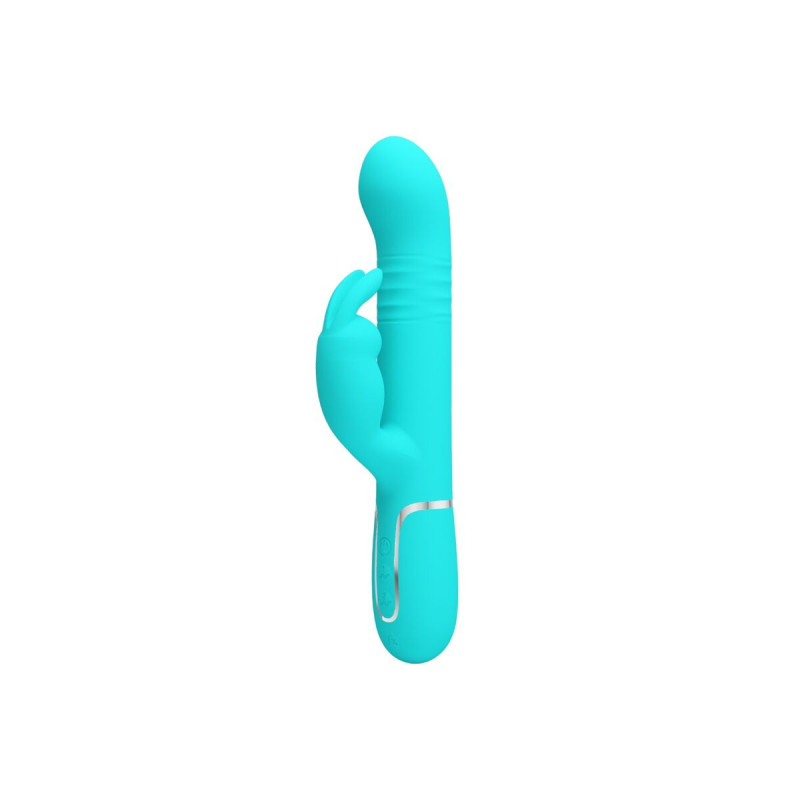 Pretty Love - Coale Rabbit Vibrator Perlen Aquagrün | Vybes.it