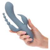 CALEXOTICS - VIBRATORE TRIPLE ECSTASY GRIGIO