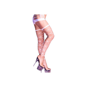 CHILIROSE - CR 4264 COLLANT CABARET BIANCO S/M - CHILIROSE ACCESORIES…