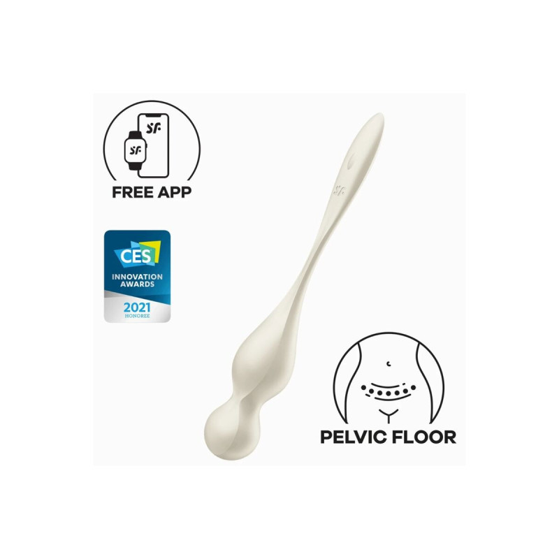 Satisfyer - Love Birds Bolas Kegel Vibradoras Blanco | Vybes.it
