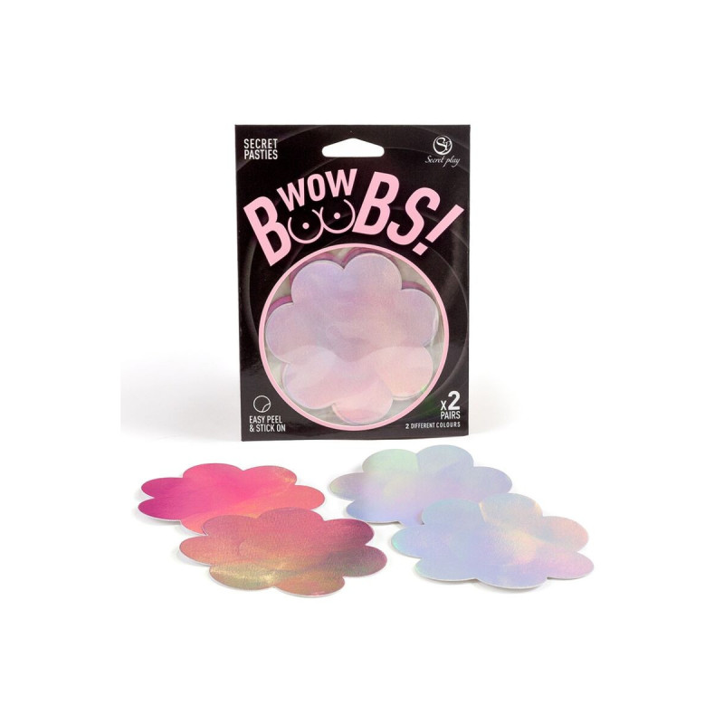 SECRET PLAY - WOW BOOBS! FLOWER NIPPLE COVERS - SECRETPLAY 100% FETISH