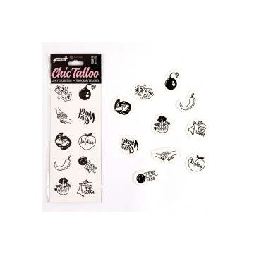 SECRET PLAY - SET DI 10 TATUAGGI TEMPORANEI DELLA COLLEZIONE SPICY -…