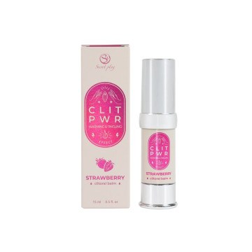 SECRET PLAY - CLIT PWR STRAWBERRY CLITORIS BALM - SECRETPLAY COSMETIC…