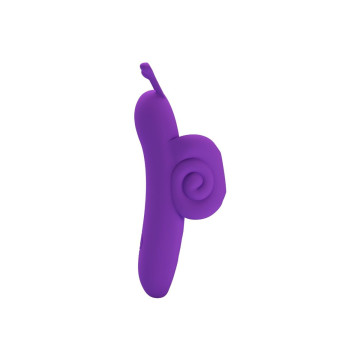 Pretty Love - Snail Poderoso Estimulador De Dedo Morado | Vybes.it