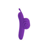 Pretty Love - Snail Poderoso Estimulador De Dedo Morado | Vybes.it