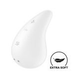 Satisfyer - Dew Drop Vibrador Lay - On Blanco | Vybes.it