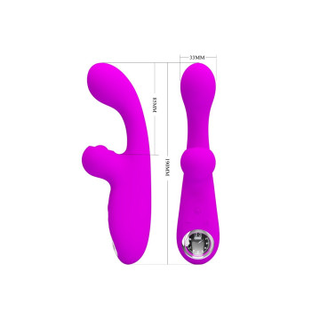 Pretty Love - Skylar Vibrador Estimulador Púrpura | Vybes.it