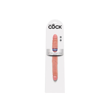 King Cock - Dildo Doble Natural 30 Cm | Vybes.it