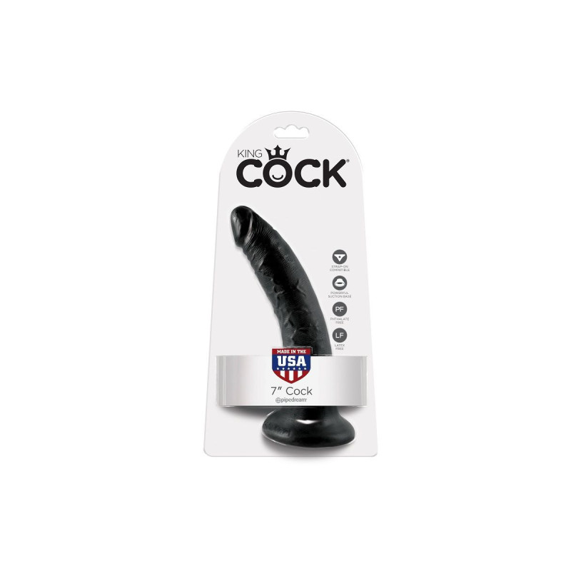 King Cock - Dildo Schwarz 17.8 Cm | Vybes.it