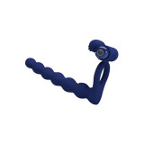 Pretty Love - Ajmal Anillo Vibrador Con Plug Azul | Vybes.it