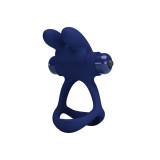 Pretty Love - Francisco Doble Anillo Vibrador Rabbit Azul | Vybes.it