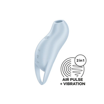 Satisfyer - Pocket Pro 1 Estimulador Clítoris Azul Claro | Vybes.it