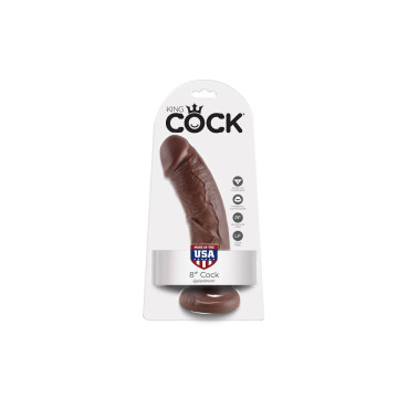 King Cock - 8 Dildo Marrone 20.3 Cm | Vybes.it