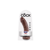 King Cock - 8 Dildo Brown 20.3 Cm | Vybes.it