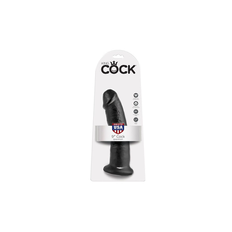 King Cock - 9 Gode Noir 22.9 Cm | Vybes.it