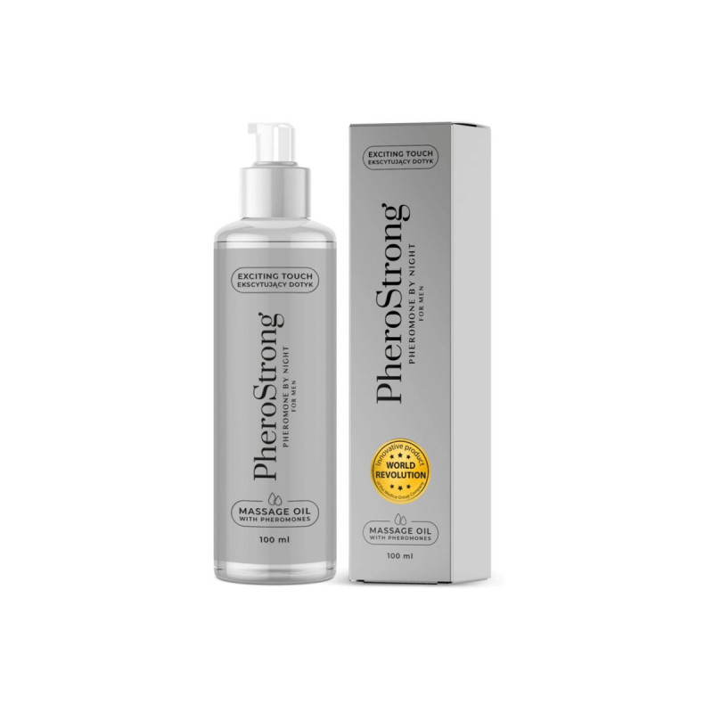 PHEROSTRONG - OLIO DA MASSAGGIO NOTTURNO PER UOMO 100 ML - Oli Aromat…