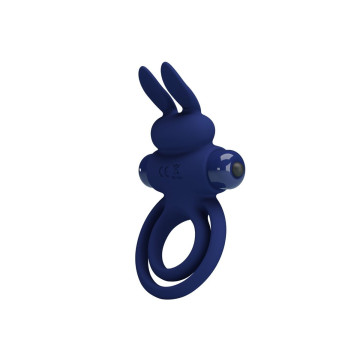 Pretty Love - Darey Doble Anillo Vibrador Rabbit Azul | Vybes.it