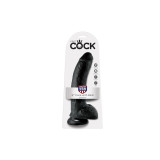 King Cock - Dildo Nero Con Sfere 22.9 Cm | Vybes.it