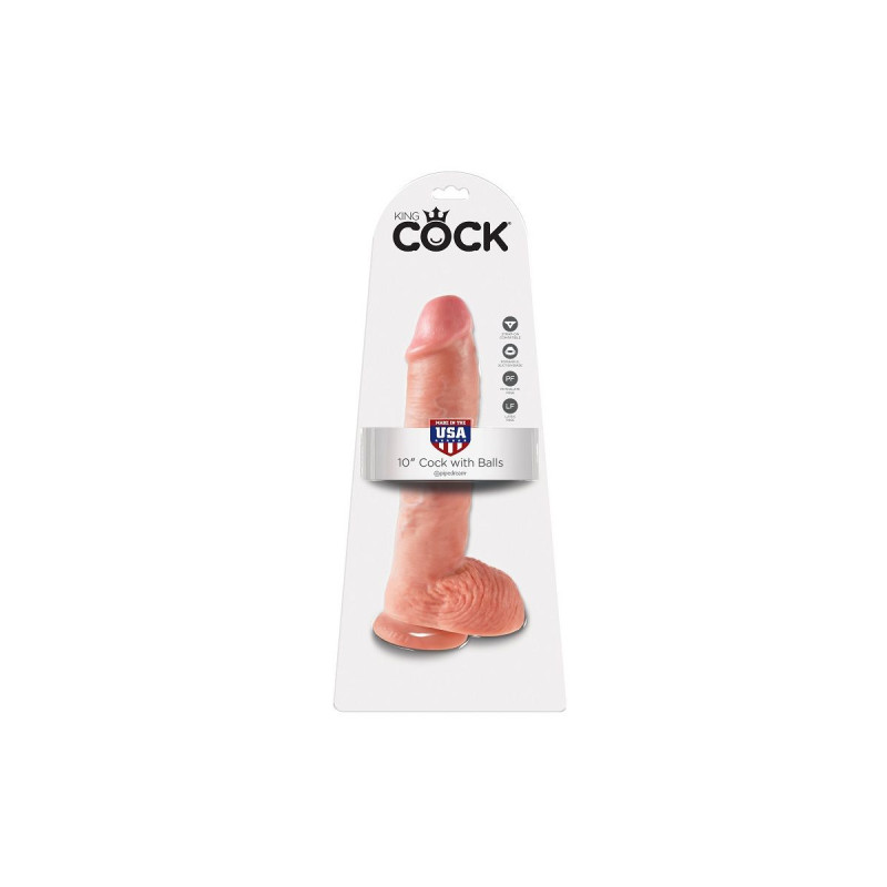 King Cock - 10 Chair De Gode Avec Boules 26.5 Cm | Vybes.it