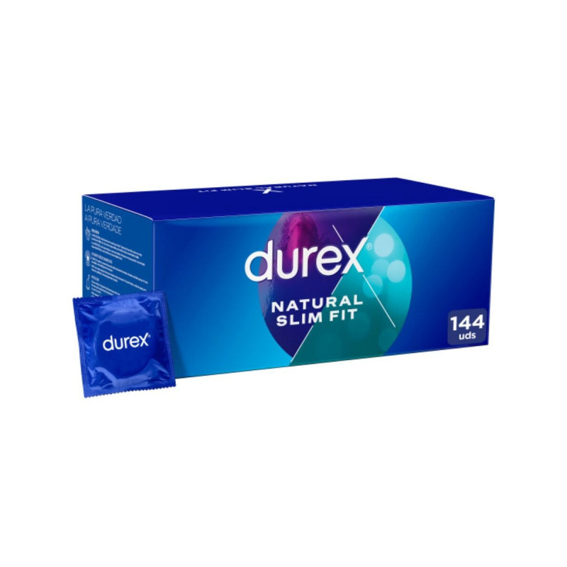 Durex - Base Naturel Slim Fit 144 Unités | Vybes.it