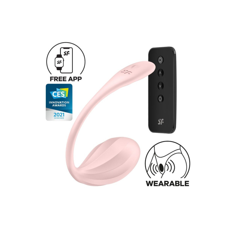 Satisfyer - Ribbed Petal Estimulador Punto G Control Remoto Rosa