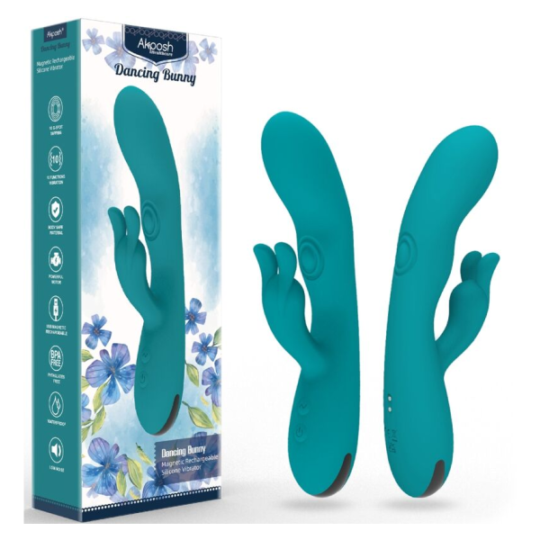ARMONY - DANCING BUNNY VIBRADOR RABBIT 10 VELOCIDADES VERDE