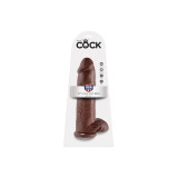 King Cock - Dildo Marrone Con Sfere 30.48 Cm | Vybes.it