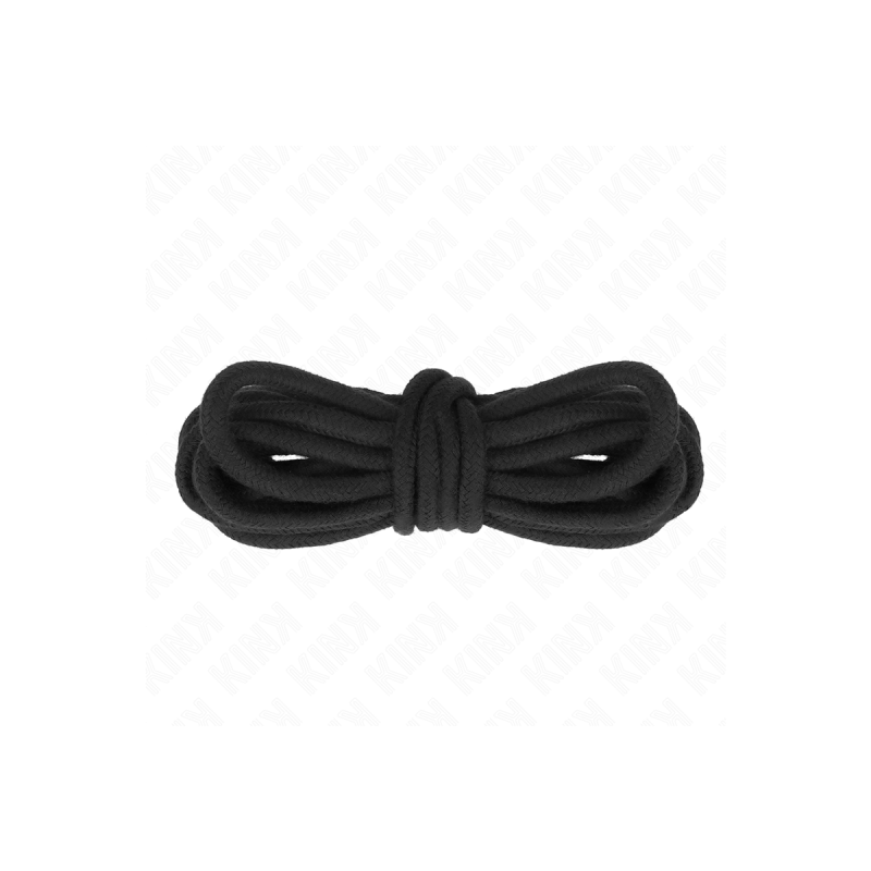 KINK - BAUMWOLLSEIL 10 METER SCHWARZ - KINK ROPE ARTS - Seile