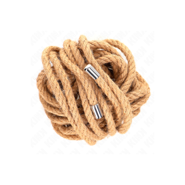 KINK - CORDE DE CHANVRE AVEC TÊTE MÉTALLIQUE 5 MÈTRES - KINK ROPE ART…