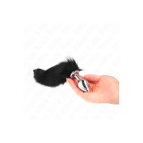 KINK - ANAL PLUG SIZE M 8 X 3.5 CM WITH SYNTHETIC TAIL 40 CM BLACK -…