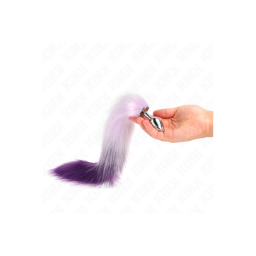 KINK - ANAL PLUG GRÖSSE S 7 X 3 CM MIT KUNSTSTOFFSCHWANZ 40 CM LILA -…