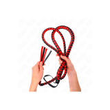 KINK - RED LONG SNAKE WHIP 210 CM - KINK IMPACT & TOUCH - BDSM whips