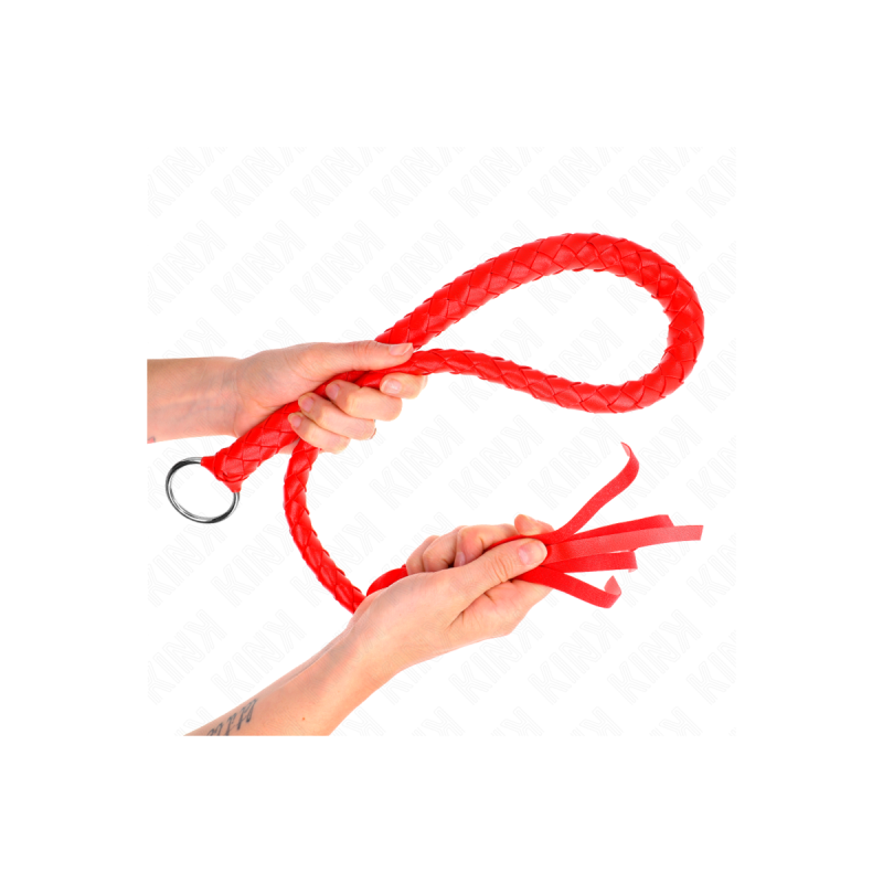 KINK - SCHLANGENPEITSCHE MIT ROTEM HANDRING 65 CM - KINK IMPACT & TOU…