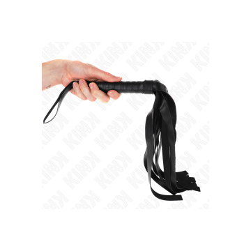 KINK - Fouet à queue large noir 48,5 CM - KINK IMPACT & TOUCH - Fouet…