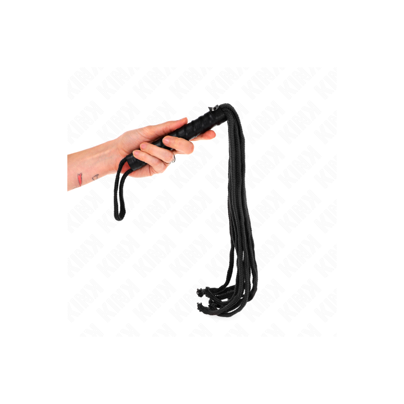 KINK - FRUSTA IN CORDA NERA 56 CM - KINK IMPACT & TOUCH - Fruste BDSM