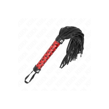 KINK - DIAMOND PATTERN WHIP 40 CM - KINK IMPACT & TOUCH - BDSM whips