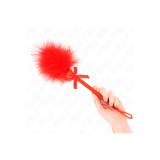 KINK - Baguette en corde de nylon avec plumes chatouillantes et noeud…
