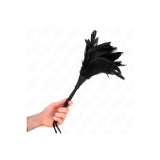 KINK - BLACK MAIDS HORN SHAPED TICKLE CHICKEN FEATHERS 36 CM - KINK I…