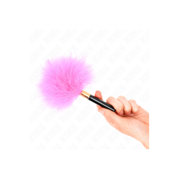 KINK - FUCHSIA GOLD METALL KITZELFEDERN 18 CM - KINK IMPACT & TOUCH -…